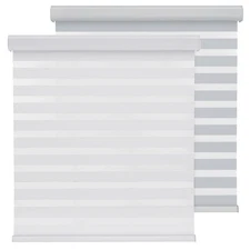 Window Binds for Home - Cordless Roller Window Shades, Dual Layer Light Filte...
