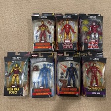 Marvel Legends Iron Man Lot of 6 Stealth, 2020, Silver Centurion New In Box