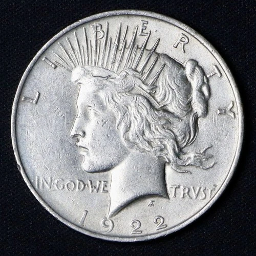 1922 $1 Peace Dollar Circulated VF