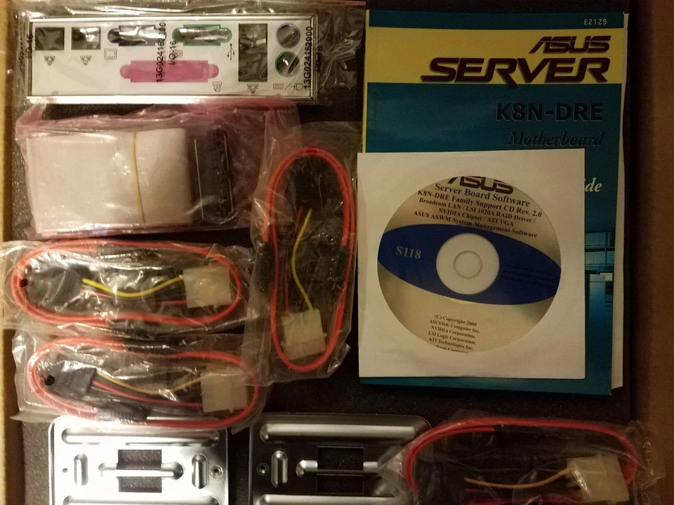 ASUS K8N-DRE Socket 940 NVIDIA nForce 2200 Dual Opteron HPC Server Motherboard - Image 4 of 4