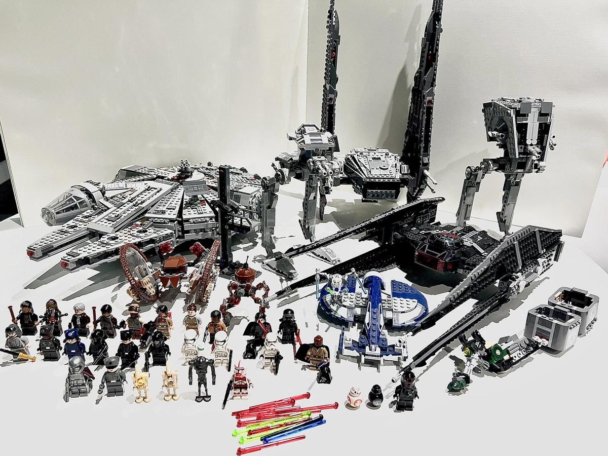 Lego Star Wars Sets Lot 75201 75105 75179 75104 75199 Plus