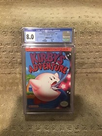 CGC A+ Sealed w 8.0- Kirby&rsquo;s Adventure  Nintendo Entertainment System (NES Wata