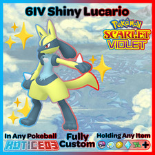 ✨ Shiny Lucario 6IV ✨ Pokemon Scarlet & Violet 🚀 Fast 🚀