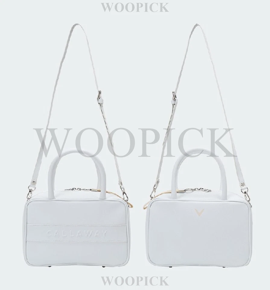 Bolso de mano de golf para mujer Callaway 2024 HANNA PU 27x17x13 cm nuevo - blanco Foto 3 de 4