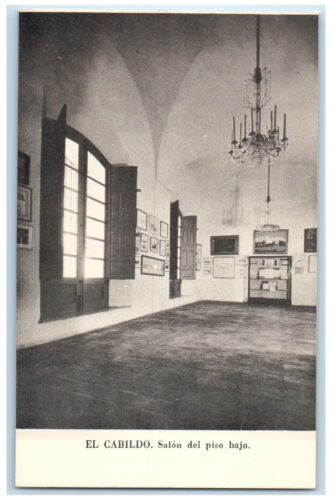 c1940's Hall Of The Floor Under The Cabildo Buenos Aires Argentina Postcard - Picture 1 of 2