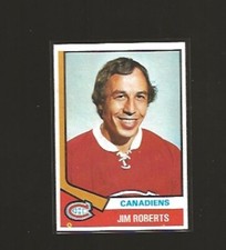 1974-75 TOPPS JIM ROBERTS #78 EX MID GRADE