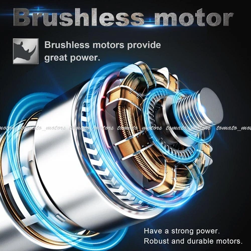 380 Nm 1/2" Akku Brushless Schlagschrauber Bohrschrauber für 18V Makita - Bild 5 von 14