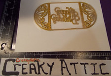 BUTTERFLY FRAME HAPPY BIRTHDAY 2 METAL DIE CUT DRY EMBOSS UNBRANDED CREAKYATTIC