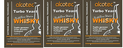  3 x ALCOTEC WHISKY Turbohefe WHISKYHEFE          