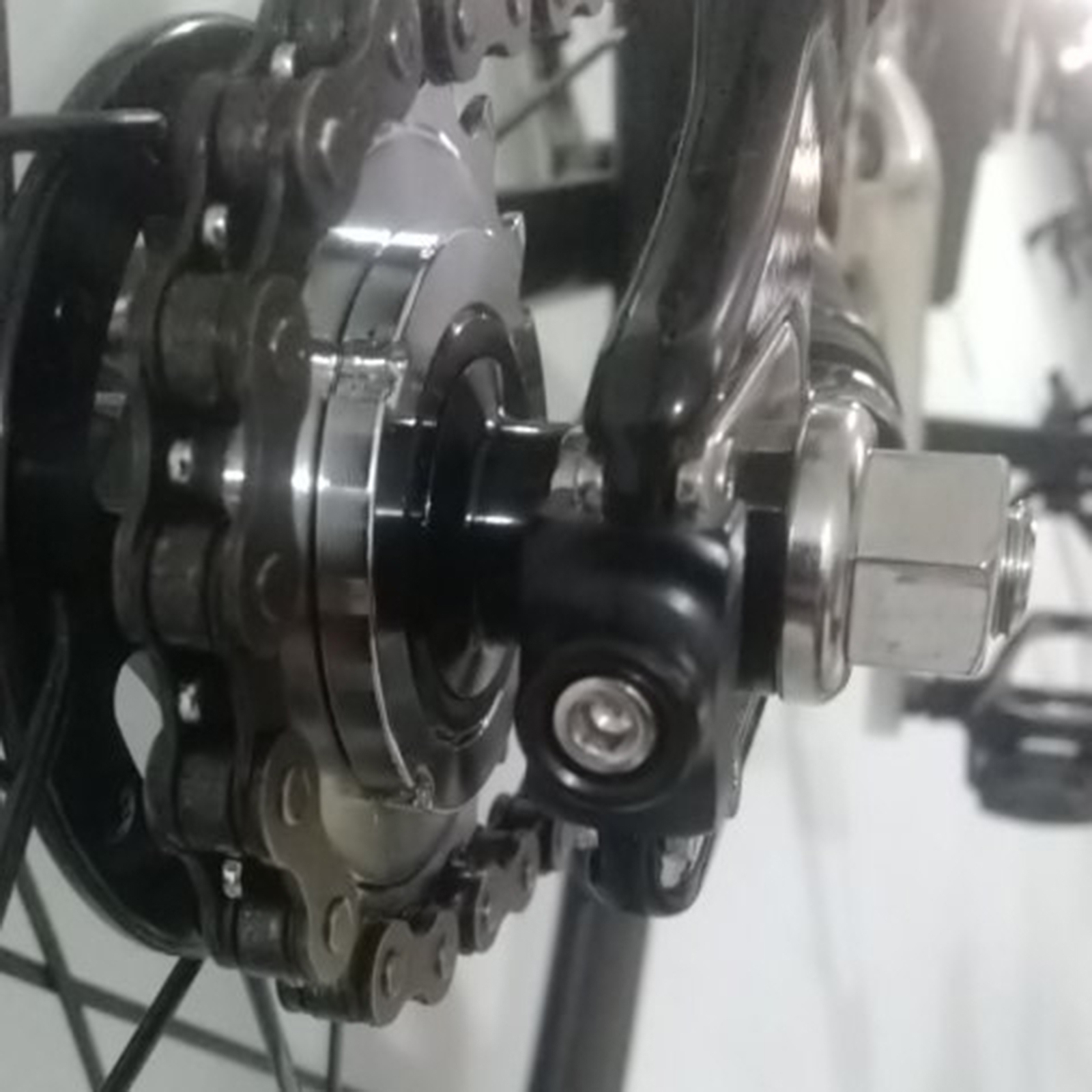 Bike Chain Adjuster Compact Antirust Useful Durable Bike Chain Guide 3