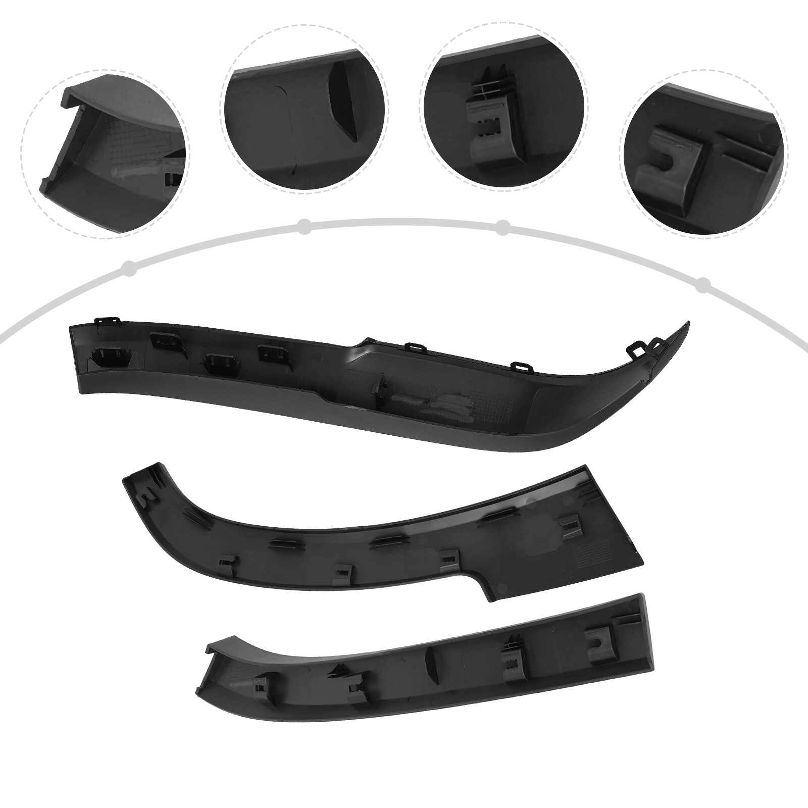 Rear Right Side Wheel Opening Molding Fender Flare For Jeep Cherokee 2013-2018