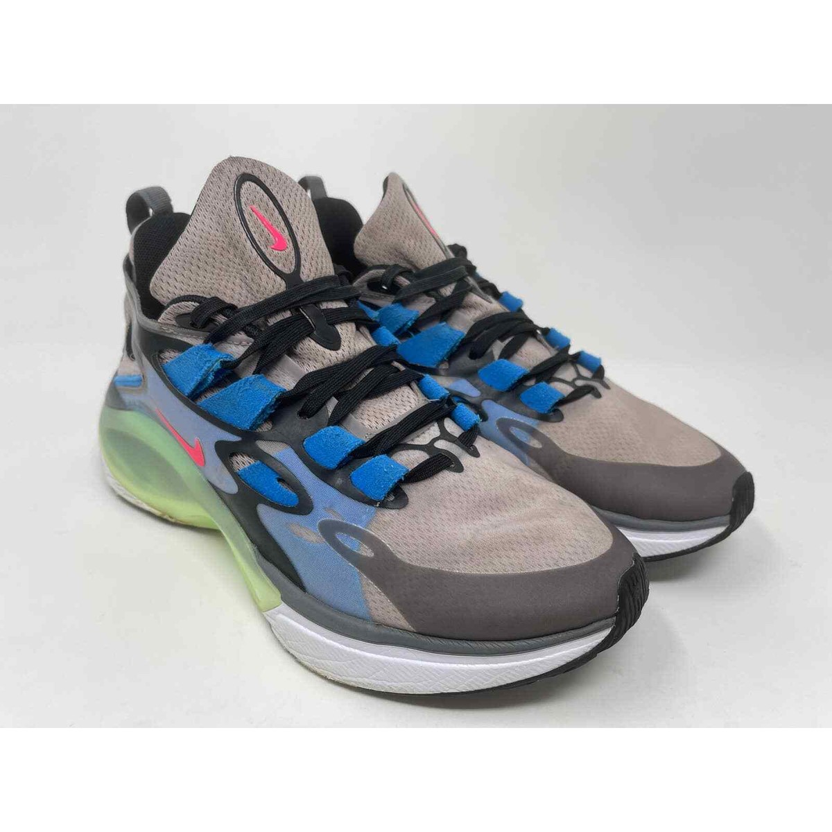 Nike D/MS/X Patchwork Gray Blue Sneakers Mens 7 1/2 1221 L  display picture 1