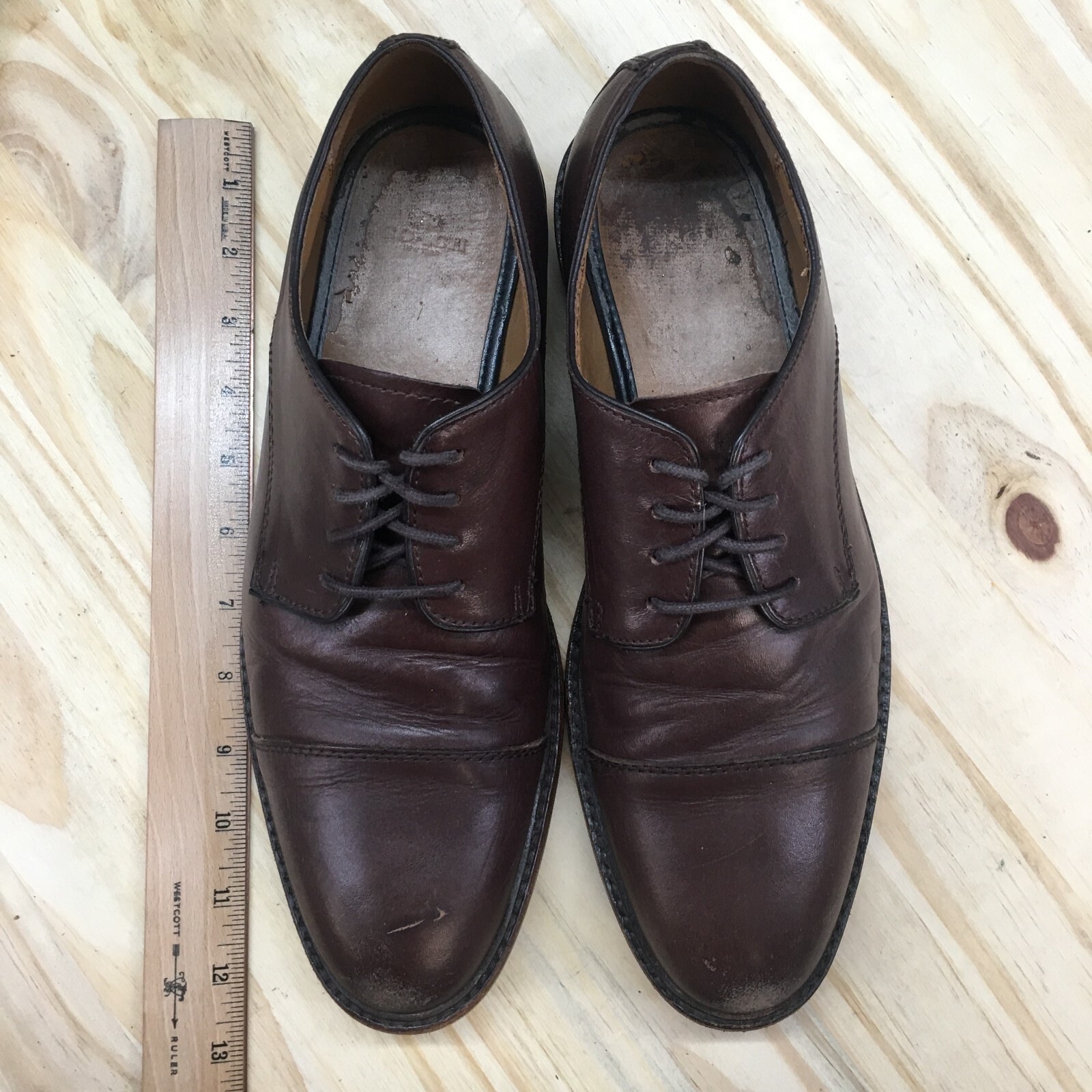 Coach Dress Shoes Mens 10D Brown Garrison Oxford Cap … Gem