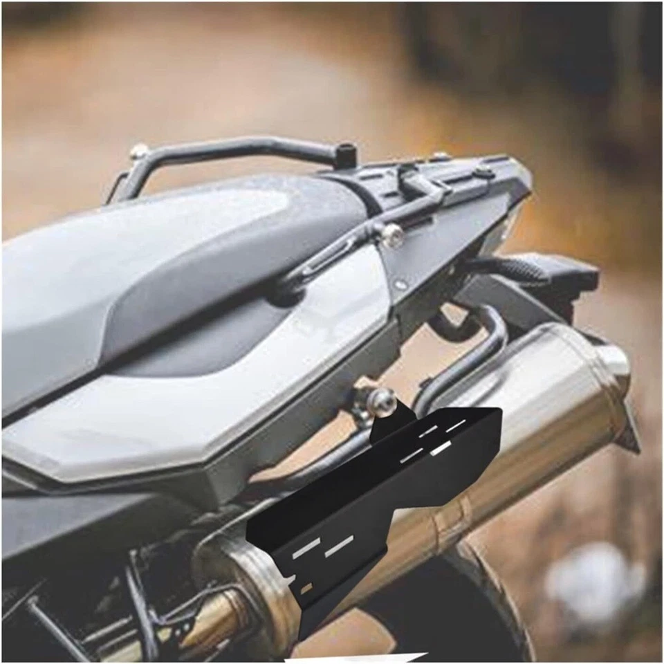 Cubierta de escape gris para BMW F800GS / ADV F700GS F650GS protector térmico CNC aluminio   Foto 2 de 4
