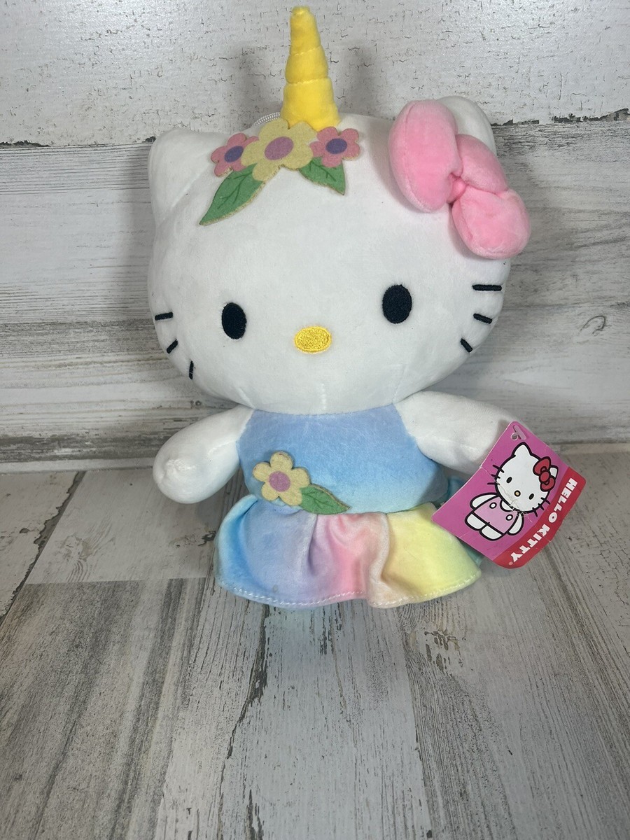 Rainbow Unicorn Sanrio Unicorn Plush Hello Kitty® Riding Unicorn