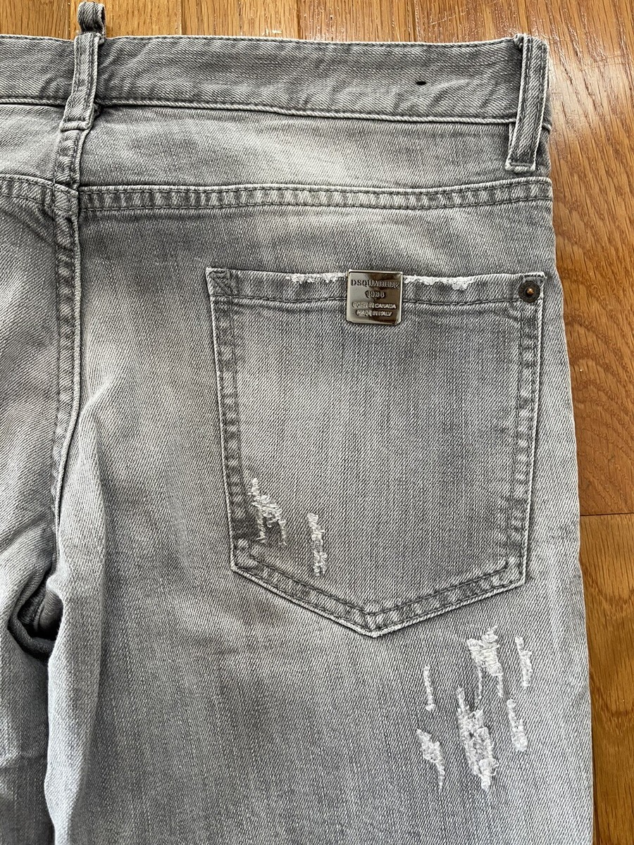 mens dsquared2 jeans size EU 50 light grey wash Skinny Jean mens dsquared2 jeans size EU 50 light grey wash Skinny Jean