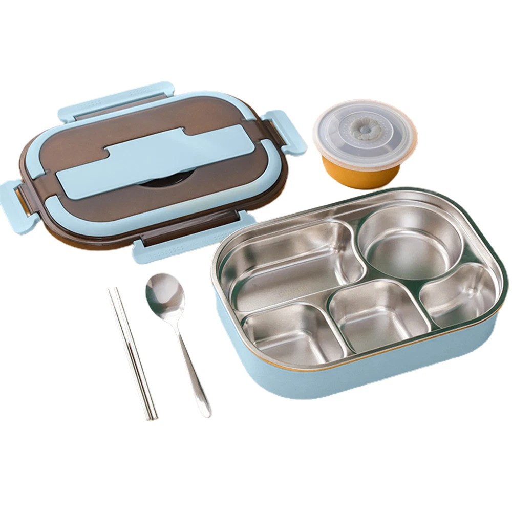 Bento Box Leak-proof Food-holder Adults Hot Lunch Box Compact