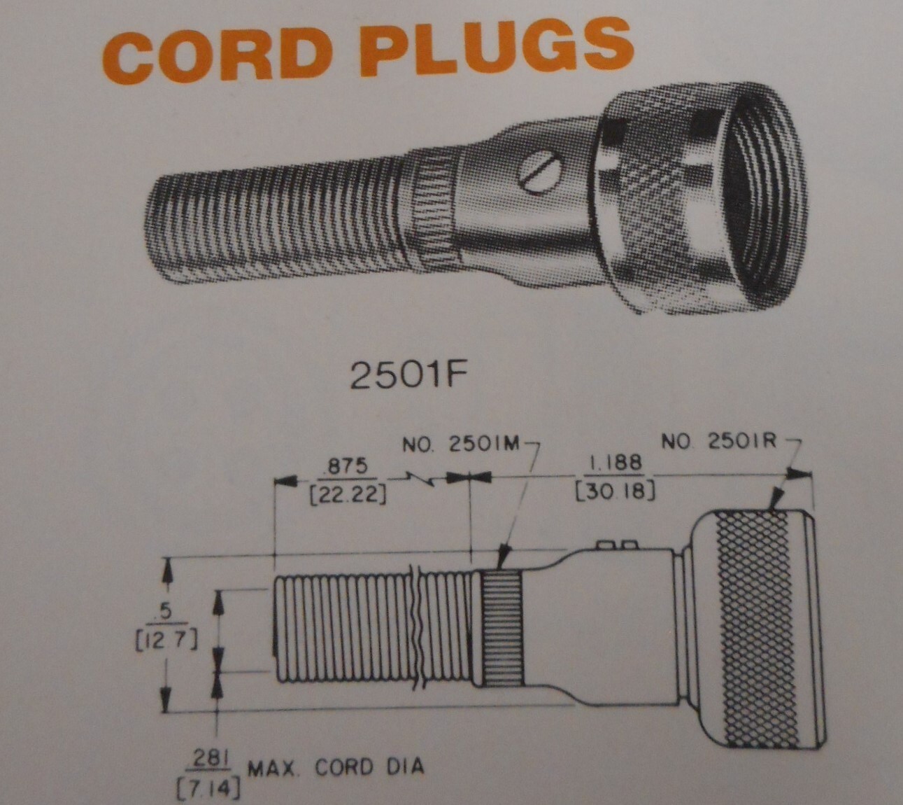 SWITCHCRAFT 2501F Vintage Microphone Connector