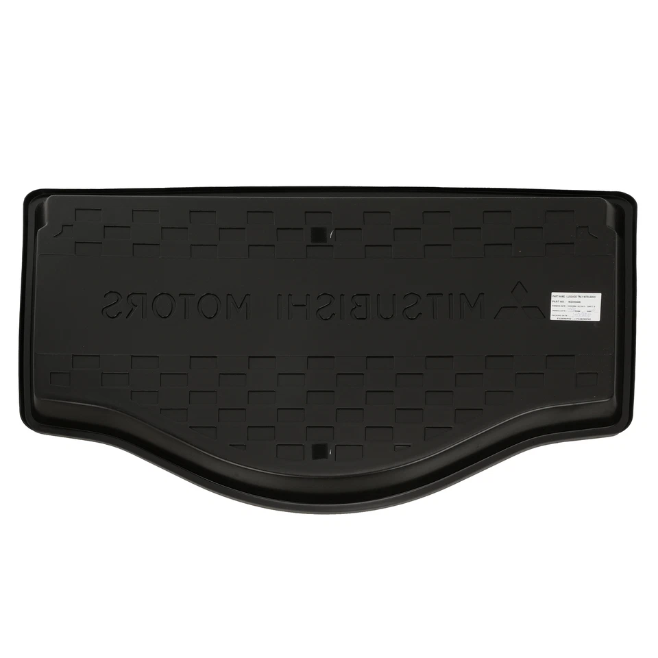 Bandeja de carga de plástico negra genuina Mitsubishi Mirage y G4 2014-2023 OEM MZ330446 Foto 3 de 4