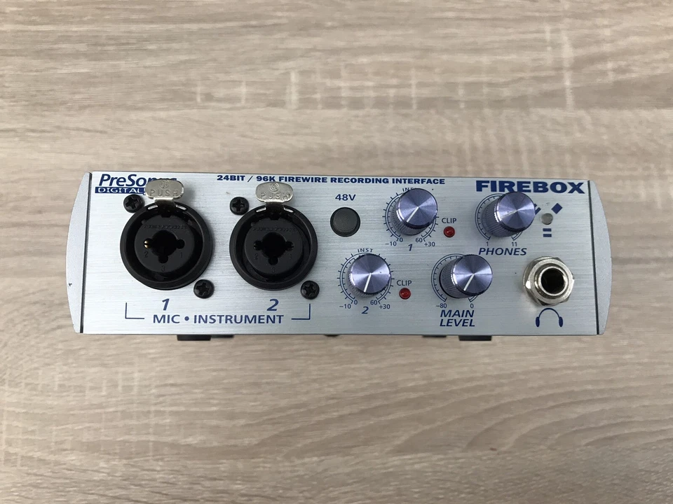 Presonus Firebox FireWire Audio Interface 4 Inputs, 6 Outputs READ - Image 2 of 4