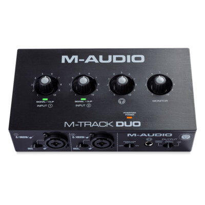 M-Audio M-Track Duo 2-IN 2-OUT USB AUDIO INTERFACE