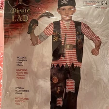 Forum Novelties Boys Child Pirate Lad Costume, Buccaneer First Mate Medium