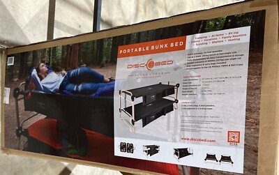 Disc-O-Bed XLarge Cam-O-Bunk Benchable Double Cot with Storage