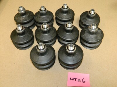Schmalz 2 3/4'' D x 2 3/4'' Tall SUCTION CUP 10 pieces 1/4'' NBT Male NEW LOT # 6 