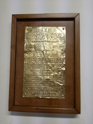 fire extinguisher name plate