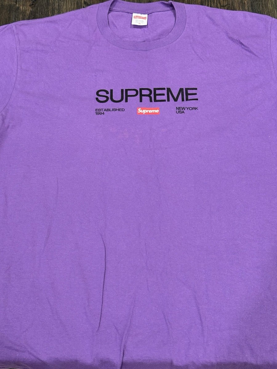 トップス Supreme Est. 1994 Tee 21fw 中古・古着通販】Supreme (シュプリーム) Est. 1994 Tee 21FW ブラック