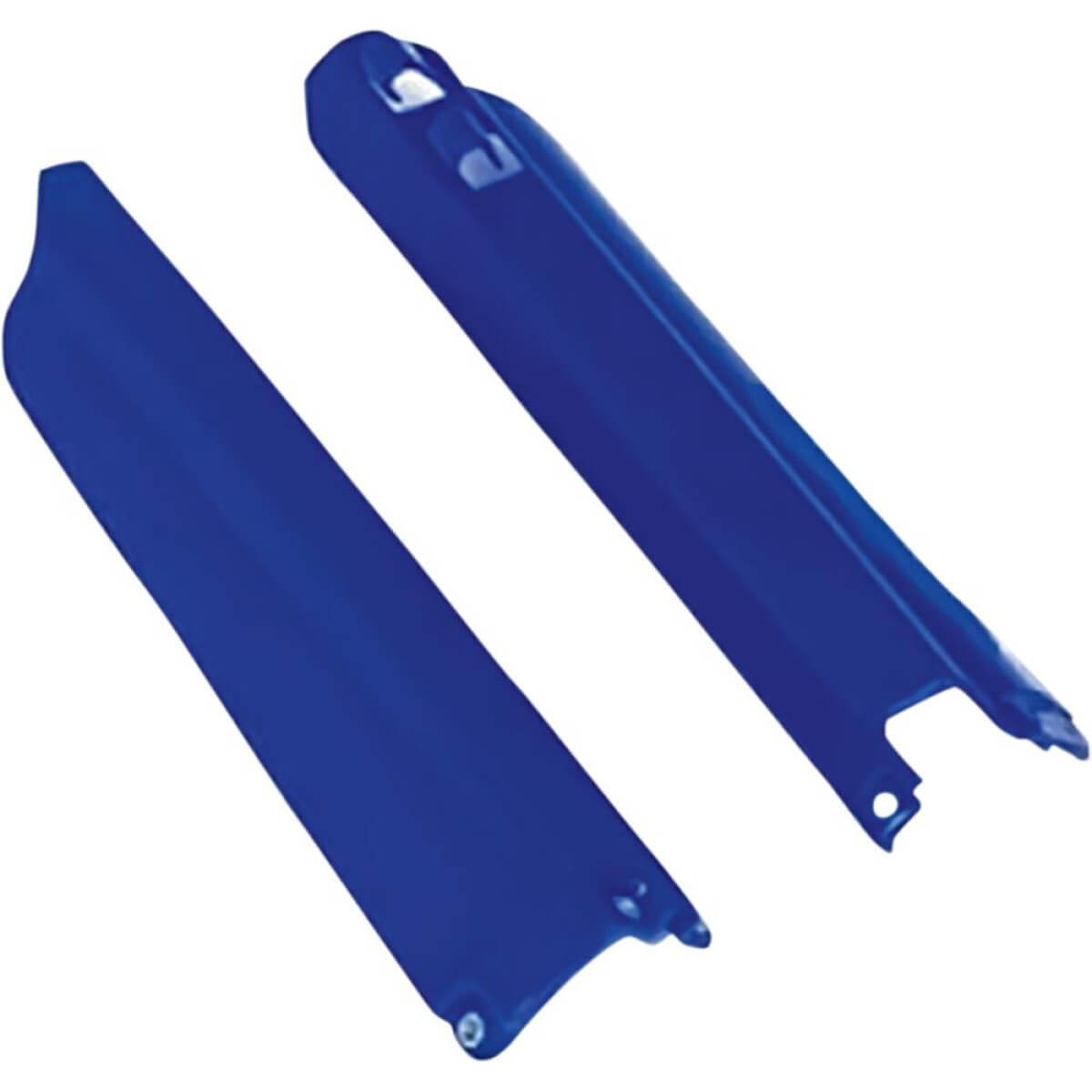 Protections de fourche UFO bleues pour sessions cross sur Yamaha YZ 250