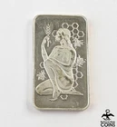 Pamp Suisse .999 Fine Silver 1oz Bar *RARE* Design Bee & Honeycomb Lady Fortuna