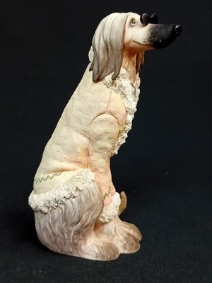Border Fine Arts Dapper Afgan Hound 'Annabel' Figurine. A6834. 6.5'' Tall. G.C.