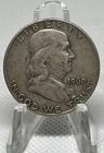 1960-D VF Franklin Half Dollar Denver 50C Business Strike 90% Silver