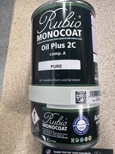 Rubio Monocoat Wood Oil Finish 175 Ft&sup2; - Pure | Oil plus 2C | Quick-Dry, Eco-Fri