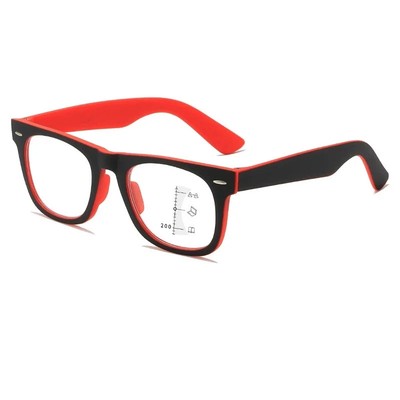 Vintage Multifocal Reading Glasses Retro Progressive Reader Women Men +1.0~4.0