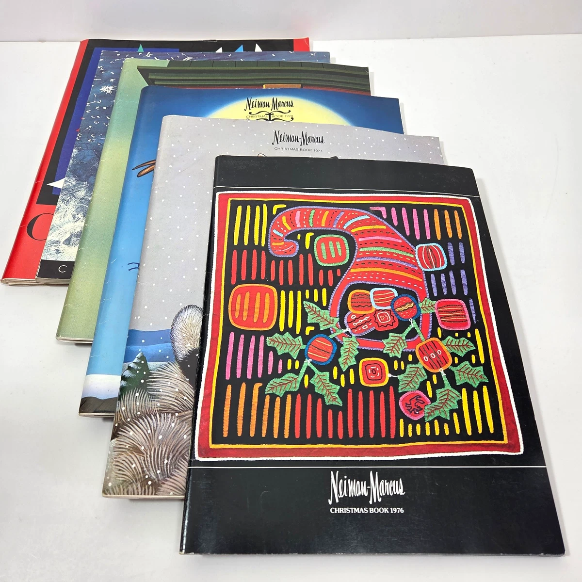 Lot De 6 Anciens Catalogues Neiman Marcus (1979-1993) - État Correct, Thème Noël