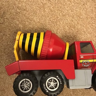 Nylint Zementmischer Spielzeug Sand und Kies schöner sauberer Zustand Vintage Kinderspielzeug ''