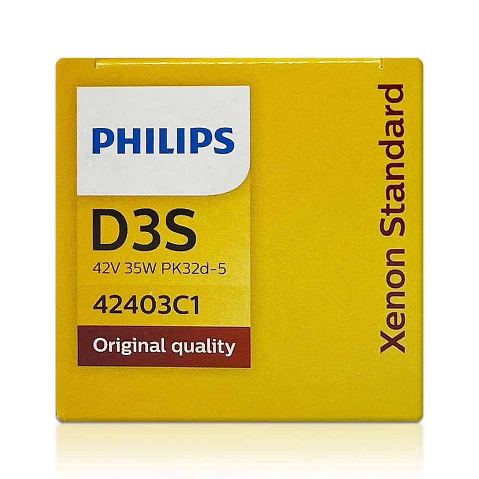 Genuine Philips D3S HID Xenon Headlight Bulb 42403C1 OEM DOT 4300K - Pack of 1 - Image 4 of 4