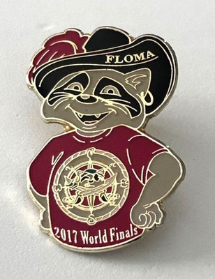 Odyssey of the Mind Omer Mascot Pirate World Finals 2017 Fl Florida Lapel Pin