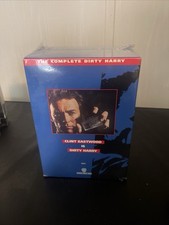 The Complete Dirty Harry - Clint Eastwood 5 VHS Tape Box Set 1971-1988
