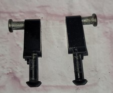 Wheelchair swing away foot rest mounts