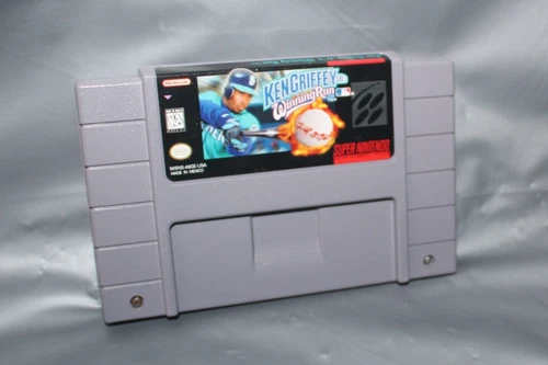 Ken Griffey Jr. Winning Run Vintage Original Super Nintendo SNES Video Game A9GE