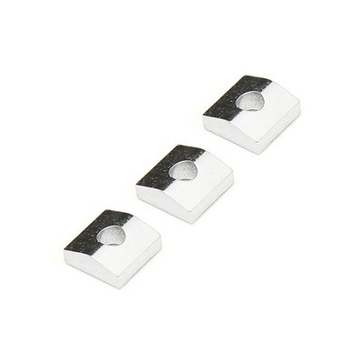 Floyd Rose Original Tremolo Sicherungsmutter Saitenspannblöcke 3er Set (Chrom)