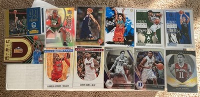 Lot of 25 NBA Inserts, Refractors, Numbered - Stars and Rookies - Good Resale