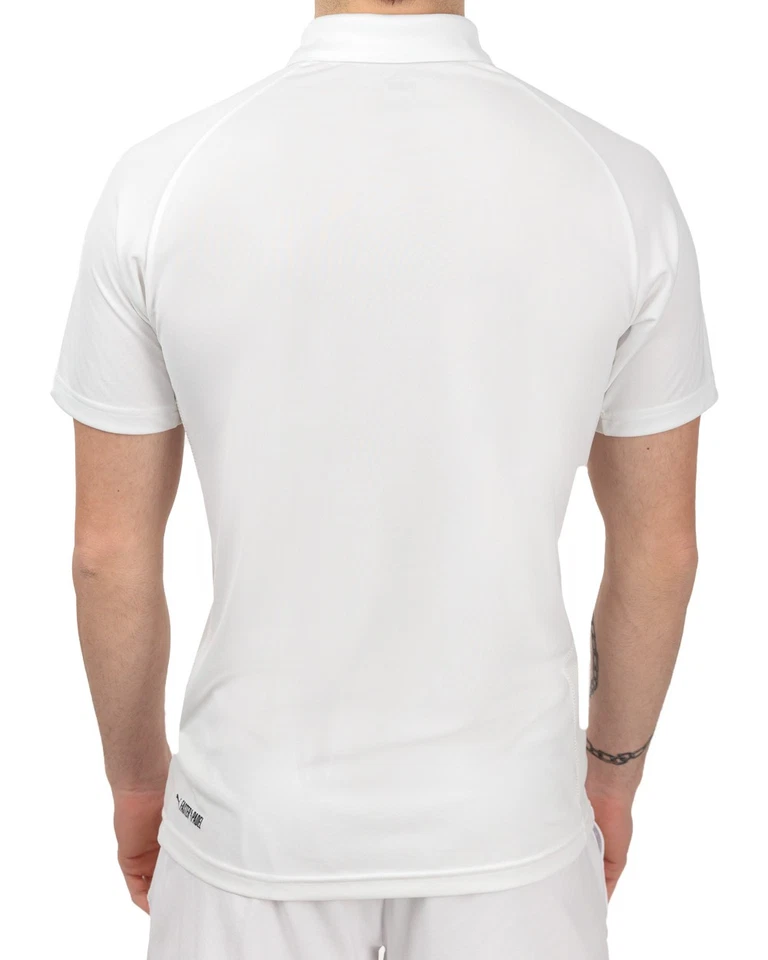  Polo Maglia Padel Tennis UOMO Puma teamLIGA Bianco poliestere  - Immagine 3 di 4