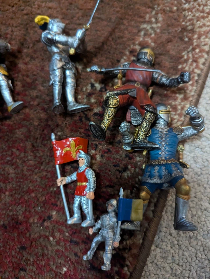 Caballeros y caballos blindados mixtos Schleich con lanza 2003 ver fotos Foto 4 de 4