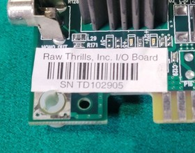 Raw Thrills Fast And Furious Drift Arcade I/O Board Jamma Superbikes Working