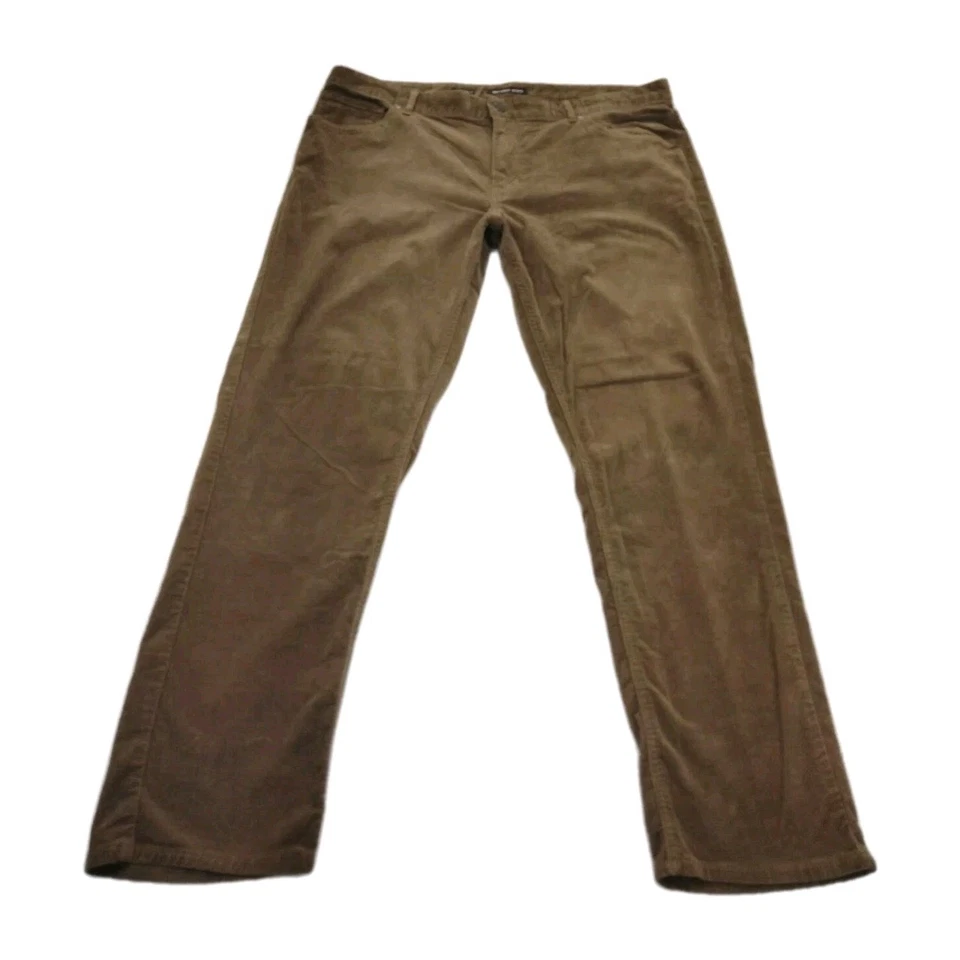 Pantalones Michael Kors Grant Calce Clásico 5 Bolsillos Elastizados Pana Para Hombre Talla 38x30 Foto 2 de 4