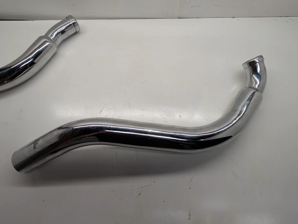 LA Choppers® Custom Chrome Straight Cut Chopper Exhaust 2000-2017 Harley Softail - Image 2 of 4